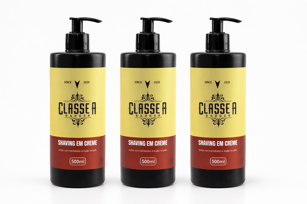 Shaving em Creme Profissional Classe A Barber 500ml – Creme de Barbear
