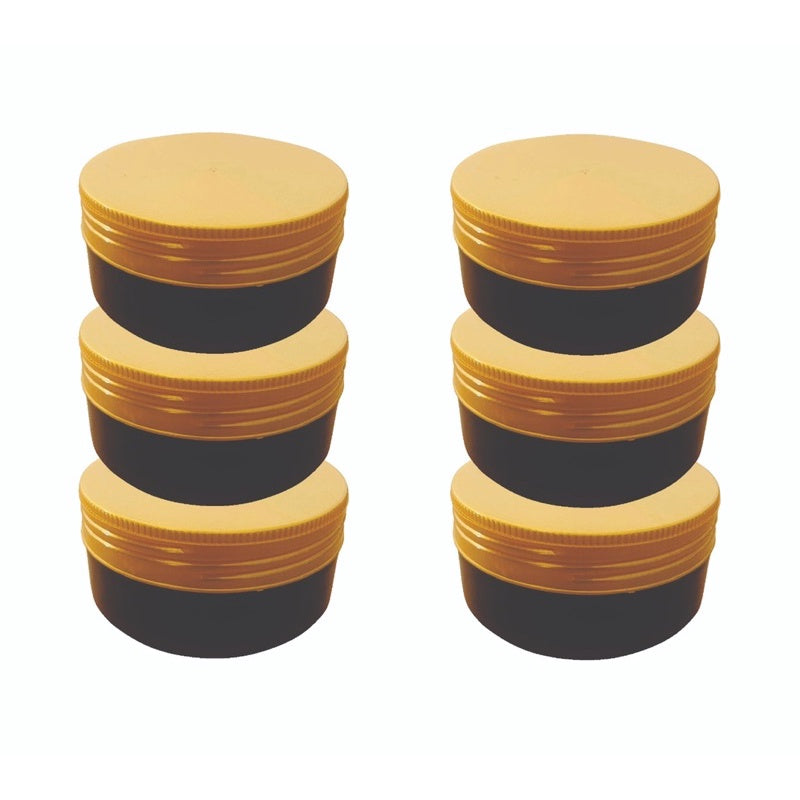 PASTA CERA 150g  6un SEM RÓTULO PARA COLOCAR O ADESIVO DE SUA BARBEARIA,