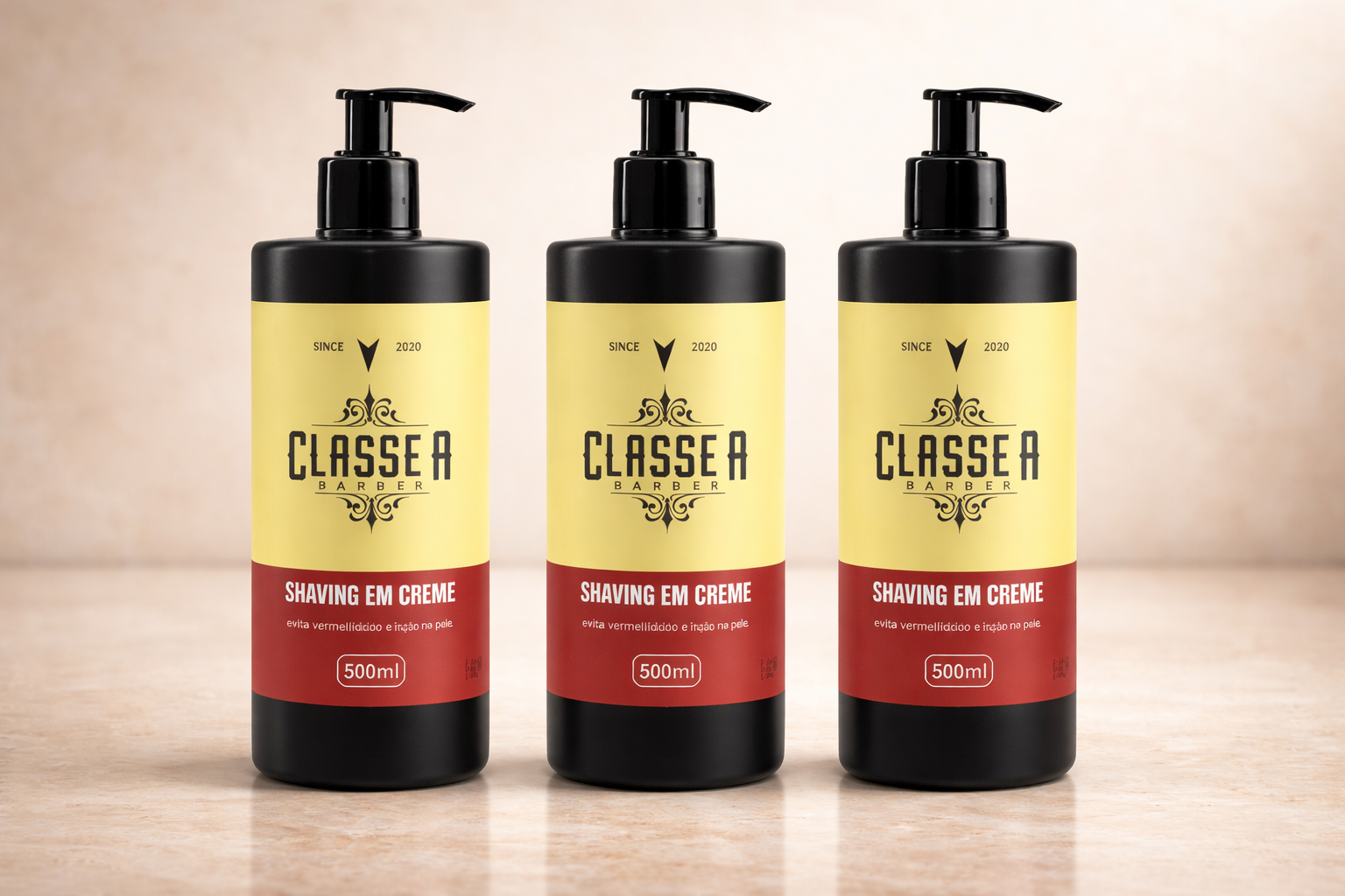 Shaving em Creme Profissional Classe A Barber 500ml – Creme de Barbear
