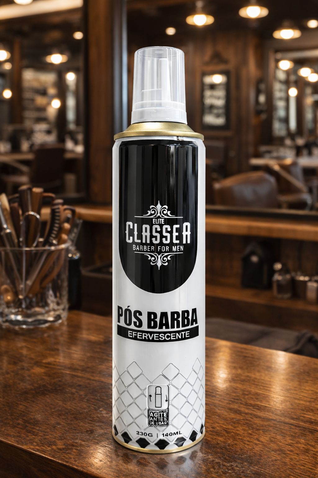 Pós Barba Efervescente Classe A Barber – Refrescante, Calmante e Profissional