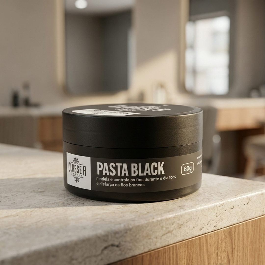 Pasta modeladora Black 80g - Classe A