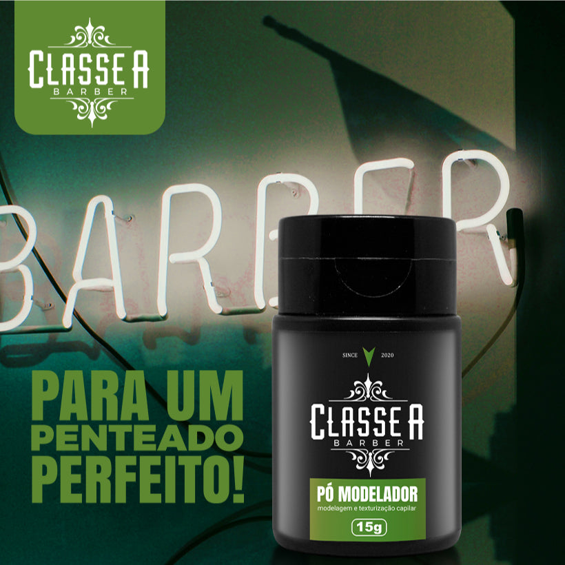 Pó Modelador Classe A 15g  Modela Penteados Efeito Matte Fosco Natural Alta Fixação Profissional