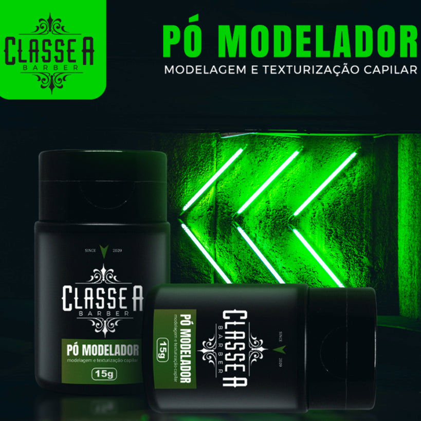 Pó Modelador Classe A 15g  Modela Penteados Efeito Matte Fosco Natural Alta Fixação Profissional