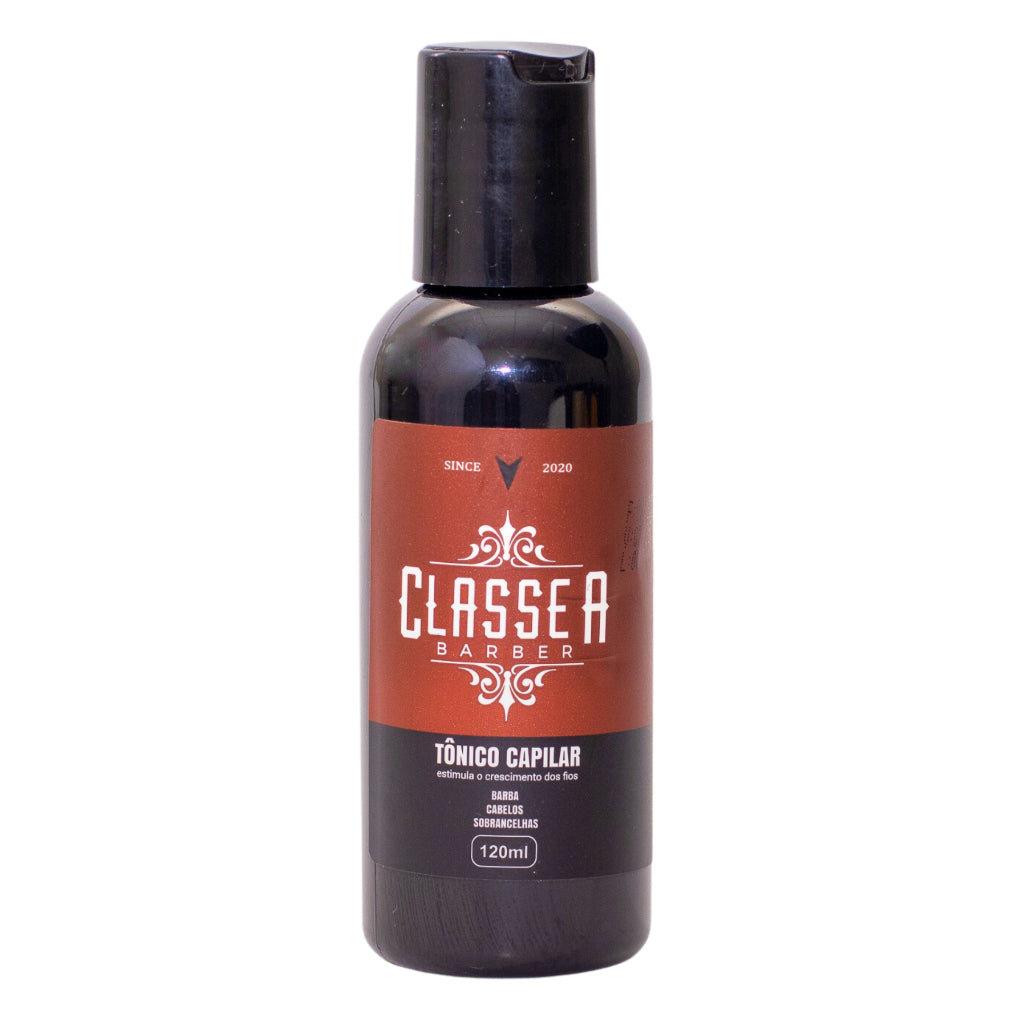 Tônico Capilar Classe A 120ml Crescer Barba Preenche Falhas e Acelera o Crescimento Capilar Uso Diário