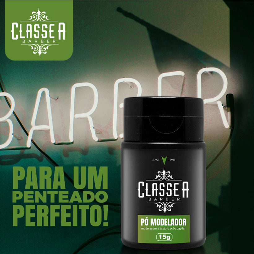6x Pó Modelador Classe A 15g  Modela Penteados Efeito Matte Alta Fixação Profissional