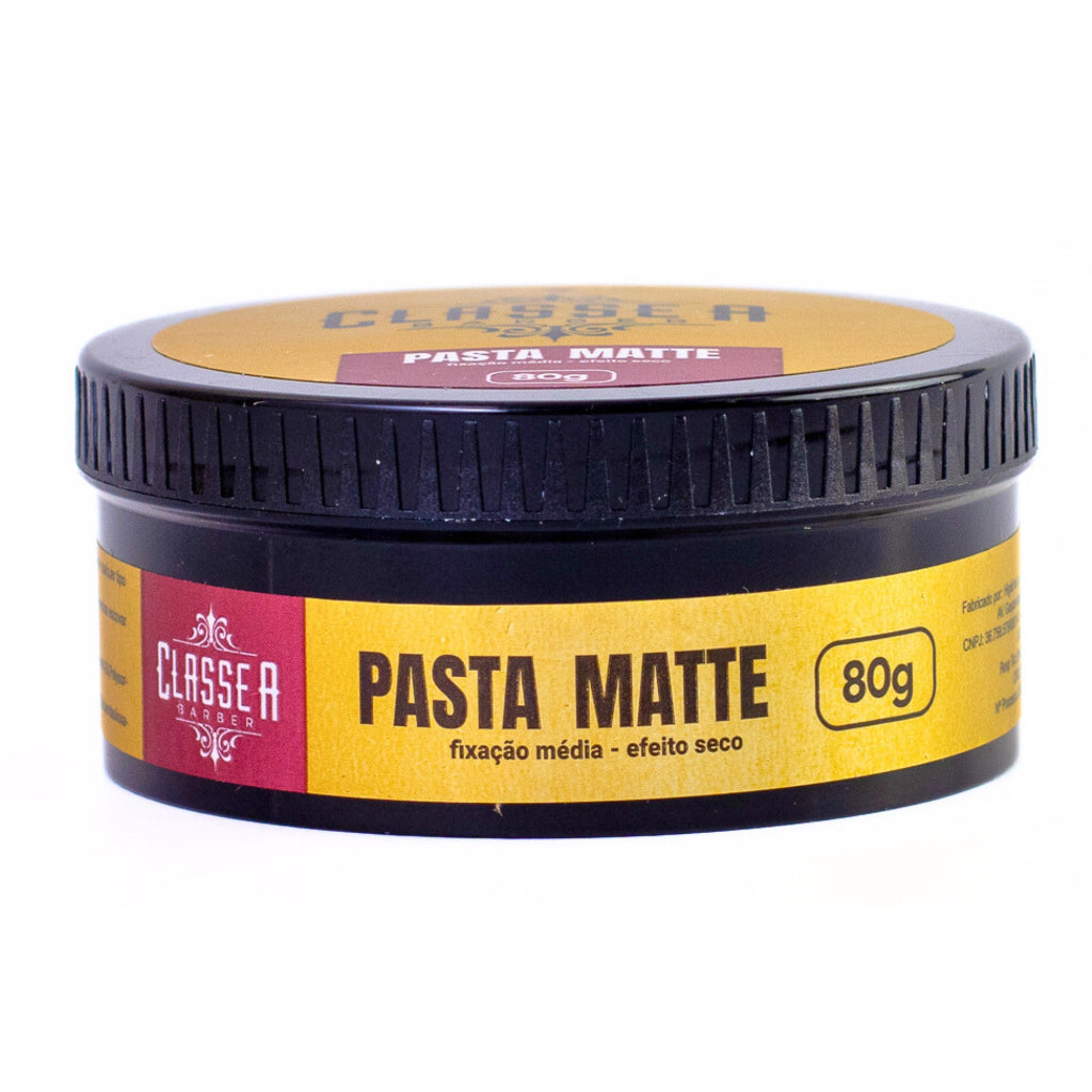Kit 6x Pasta Modeladora Matte 80g Classe A Efeito Seco Fixação Média Acabamento Fosco Profissional