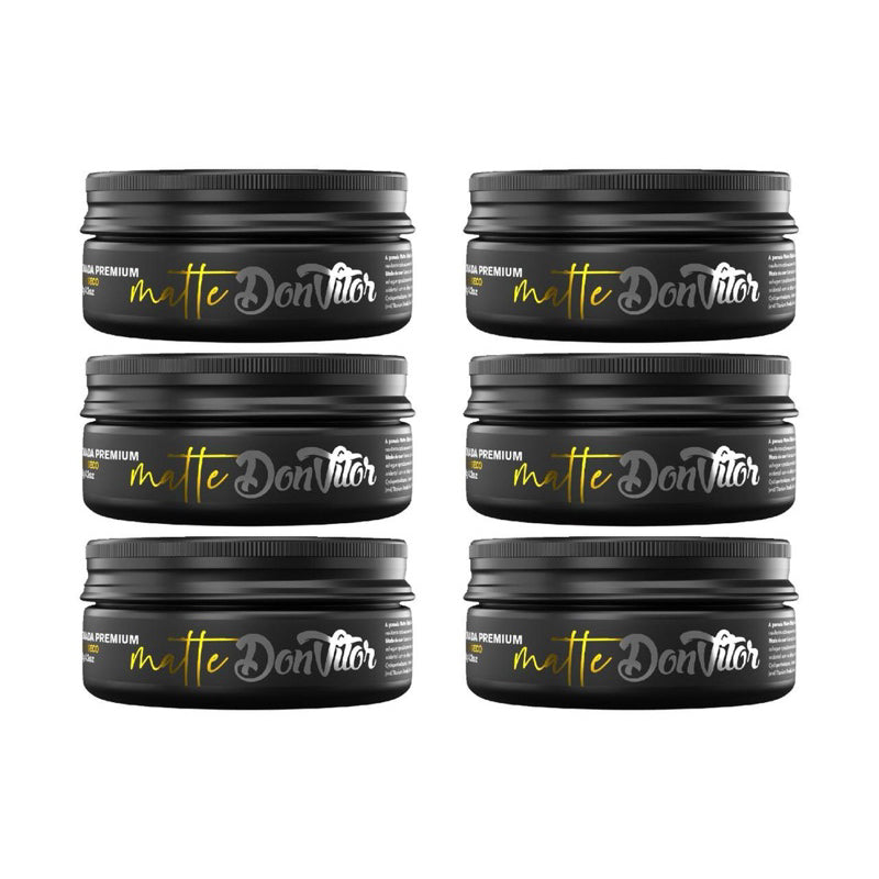 KIT 6x PASTA MATTE EFEITO SECO DON VITOR 120g 6un