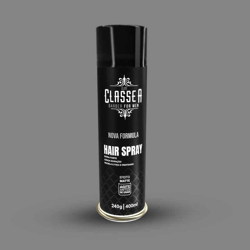 Hair Spray Classe A 400ml Fixa E Modela Penteados Efeito Matte Uso Profissional
