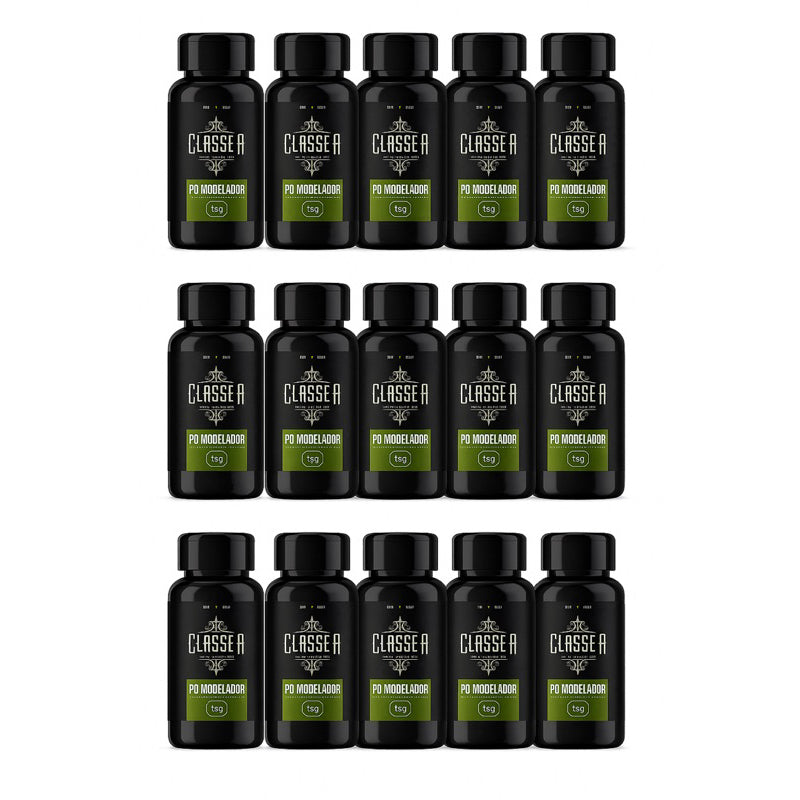 Kit 12x Pó modelador classe a 15g  modela efeito Matte alta fixação