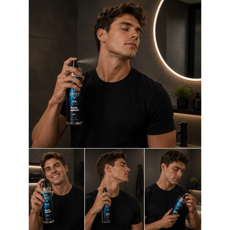 BODY SPLASH CLASSE A 200ml PHANTON ICE ALTA CONCENTRAÇÃO EM FRAGÃNCIA 1un