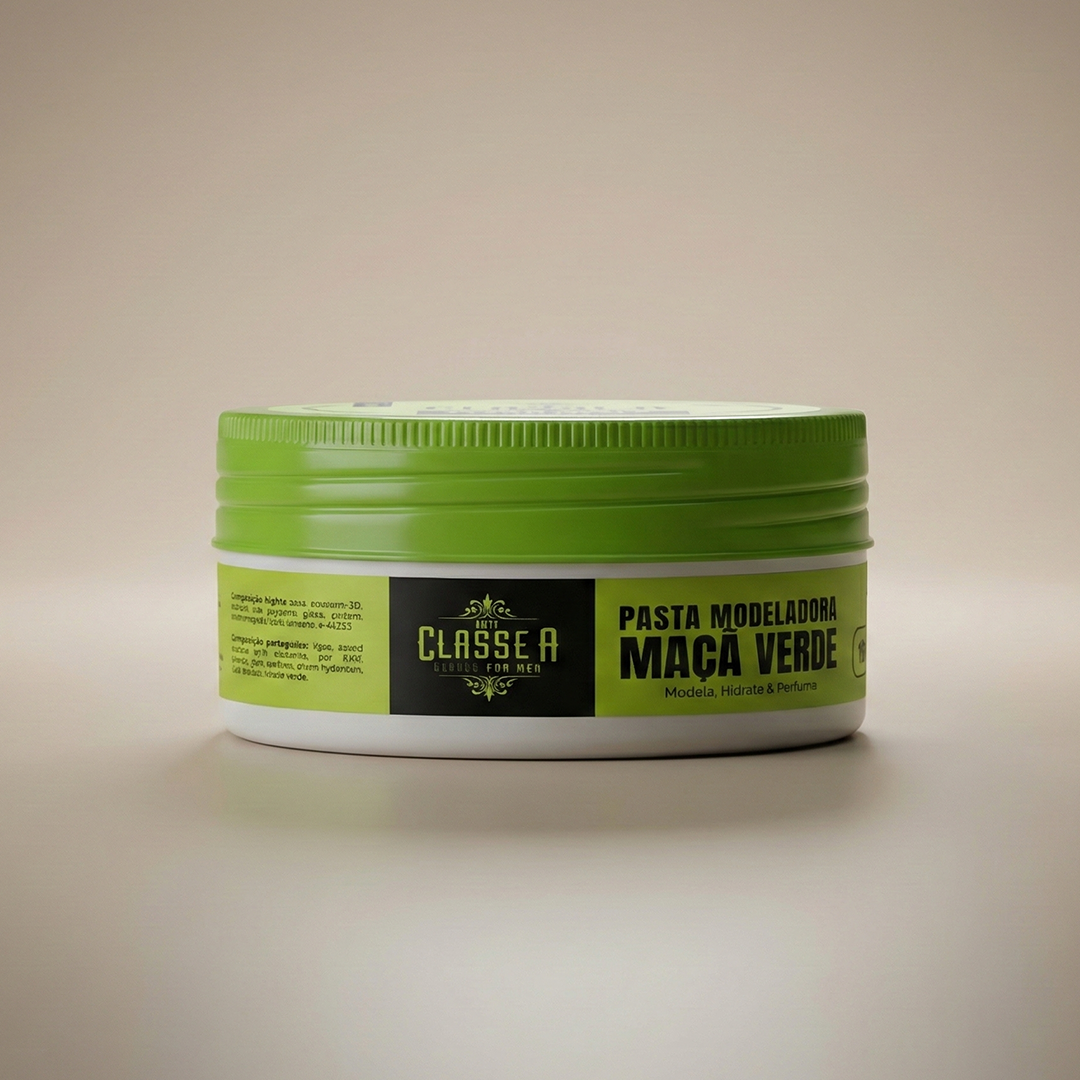 Pasta modeladora Maçã Verde 80g - Classe A