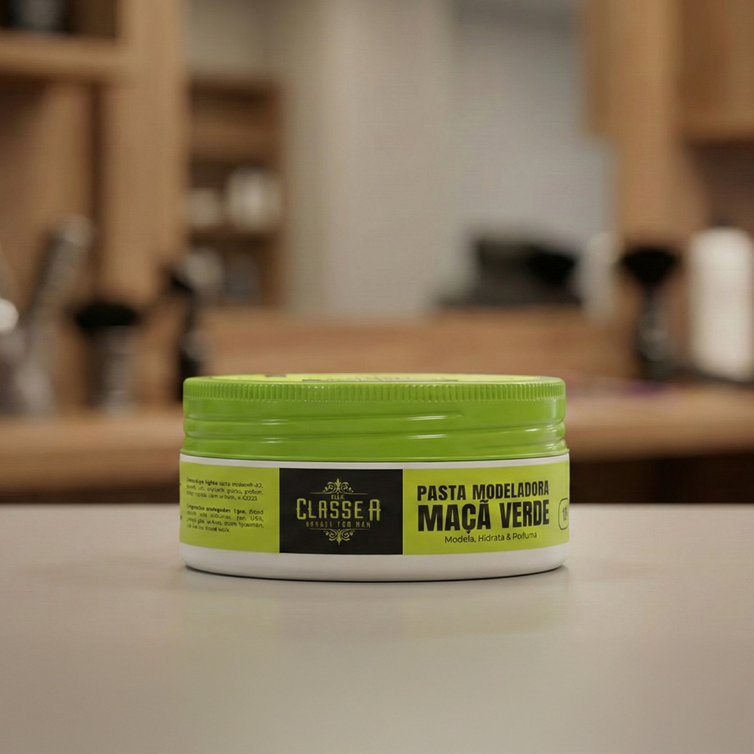 Pasta modeladora Maçã Verde 80g - Classe A