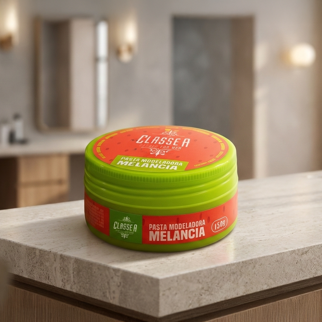 Pasta Modeladora Melancia 160g - Classe A