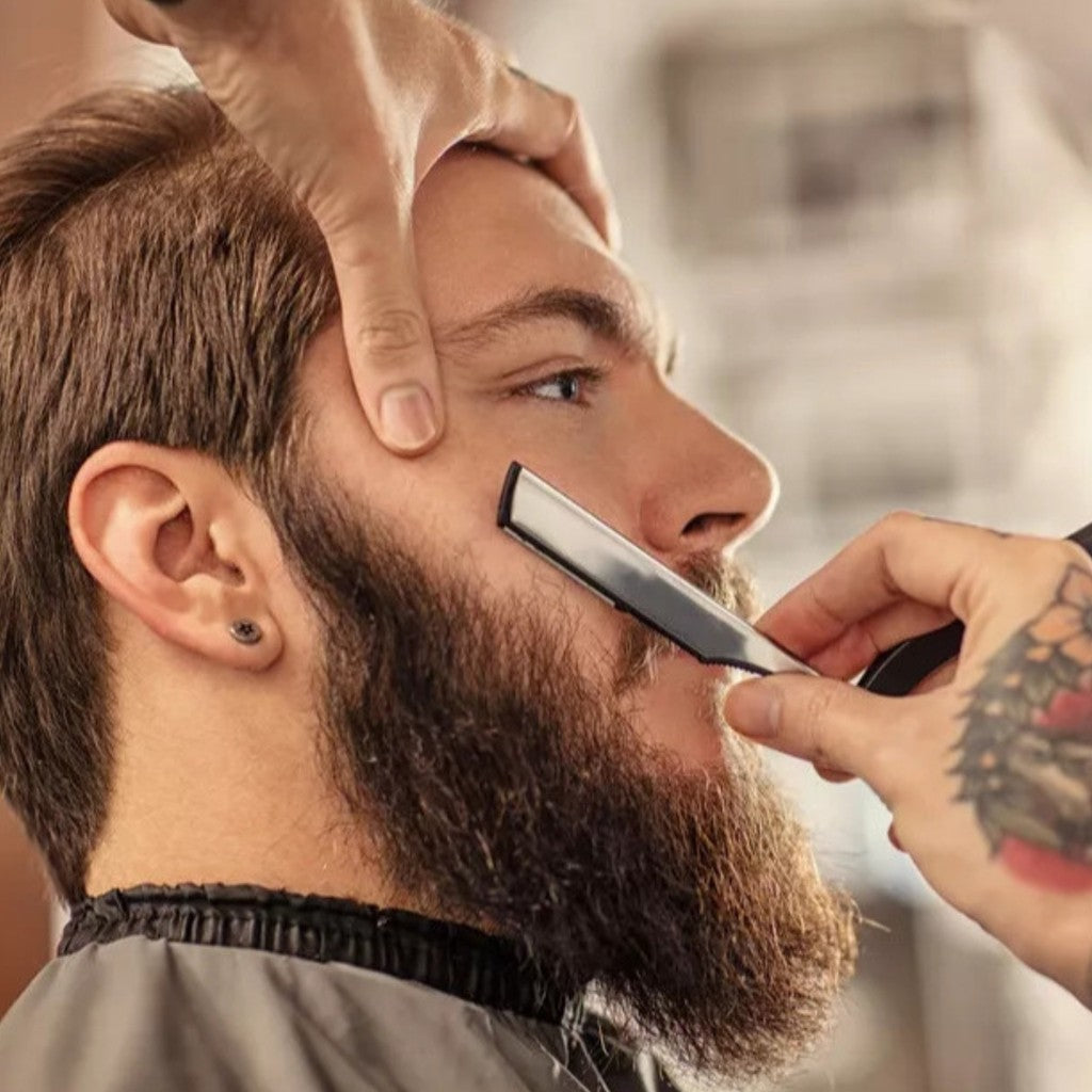 Kit 6x Shaving Em Gel 500ml Classe A Pra Fazer Barba Pezinho E Navalhado Hidratante & Refrescante Profissional