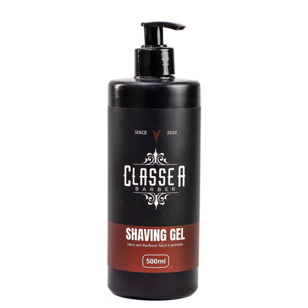 Shaving Em Gel 500ml Classe A Hidratante & Refrescante Pra Fazer Barba Pezinho E Navalhado